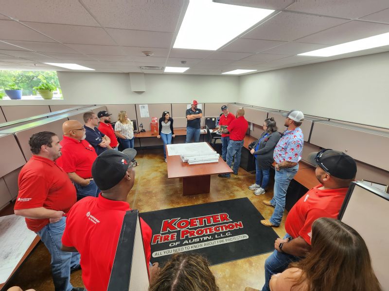 Today marks the end of a chapter and the start of a new one for our friend,  Robert Holcombe. Robert has been in the fire protection industry since  1995. He became a